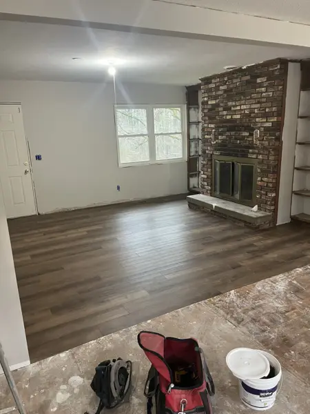 Plank flooring install
