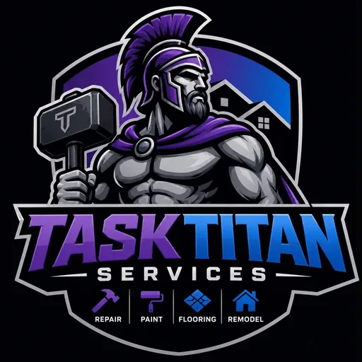 TaskTitan Services Titan mascot logo